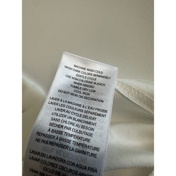 Ben Sherman Men’s Small White Coconut Milk Cotton Short Sleeve Shirt - Picture 9 of 9